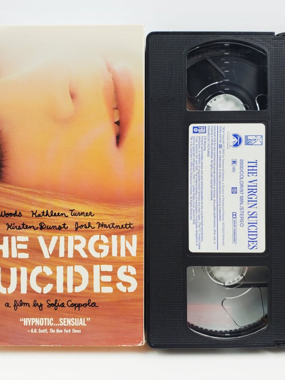 Virgin Suicides VHS Movie 2000 Y2K Cult Psychological Drama Tested